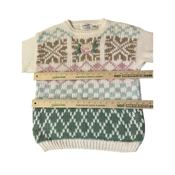 Vintage Shenanigans Sweater Womens M Used Knitted by Hand - Picture 11 of 16